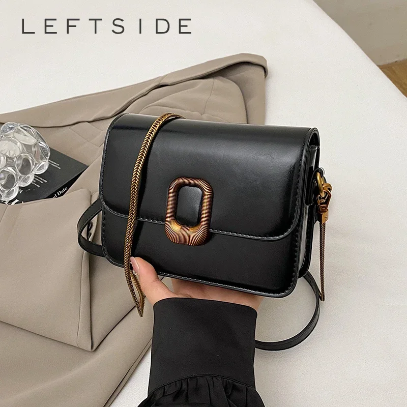 LEFTSIDE 2024 New Y2K Retro Designer Mini PU Leather Flap Bag Women Trends Handbags and Purses Shoulder Bag Lady Crossbody Bag
LEFTSIDE 2024 New Y2K Retro Designer Mini PU Leather Flap Bag Women Trends Handbags and Purses Shoulder Bag Lady Crossbody Bag