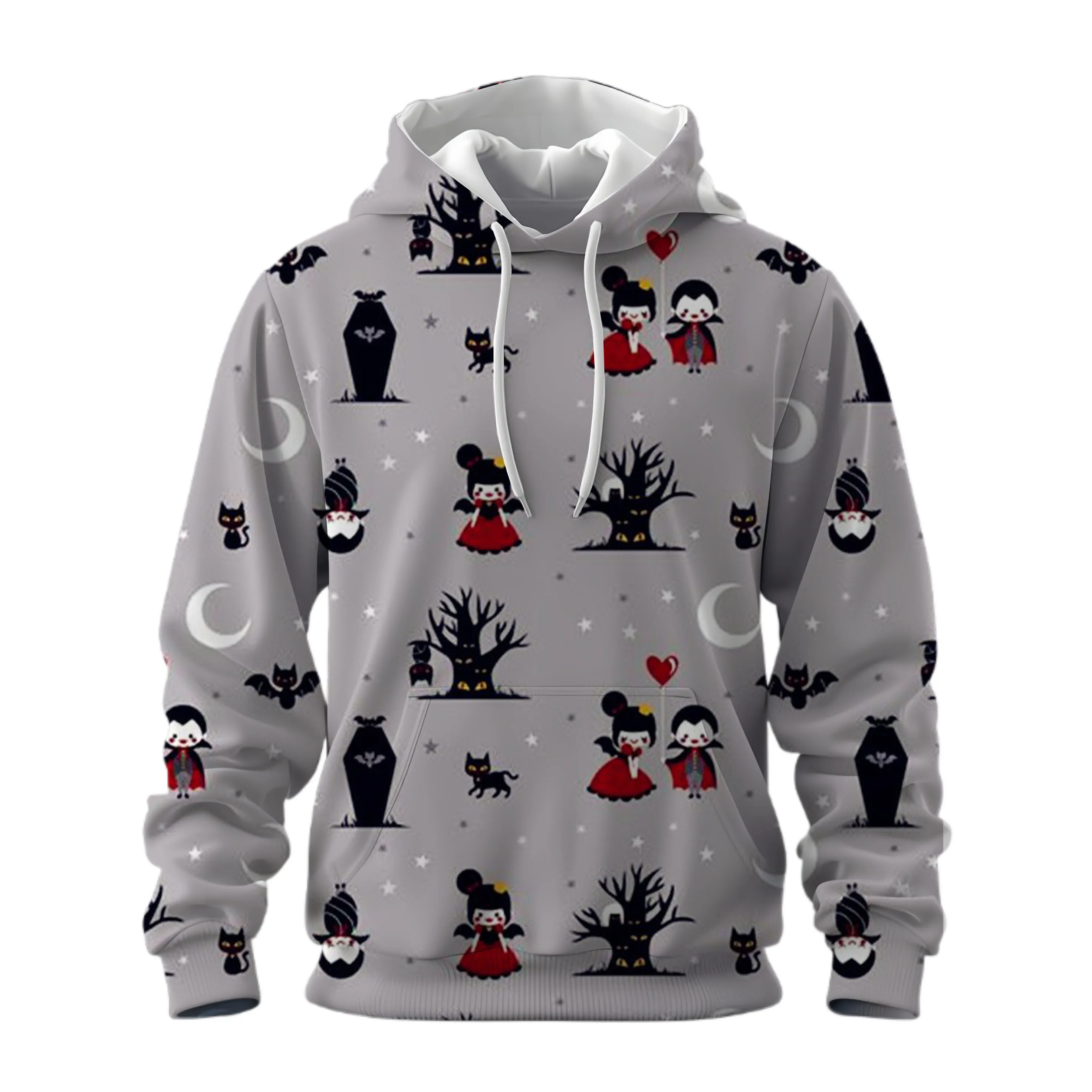 2025 Hot Sale Autumn and Winter New Halloween Cat Printed Hooded Sweatshirt Men's Women's Cosplay Costume Children's Pullover
2025 Hot Sale Autumn and Winter New Halloween Cat Printed Hooded Sweatshirt Men's Women's Cosplay Costume Children's Pullover