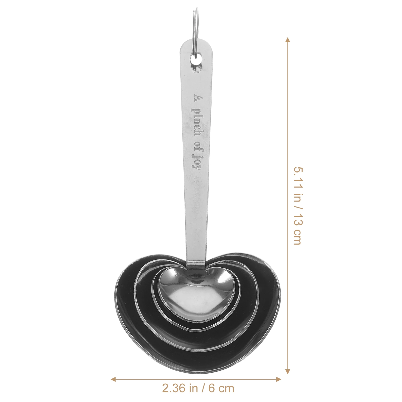 4pcs Heart Shaped Measuring Spoons Set Stainless Steel Kitchen Gadgets For Coffee Tea Milk Powder Baking Cooking Scoop With 
4pcs Heart Shaped Measuring Spoons Set Stainless Steel Kitchen Gadgets For Coffee Tea Milk Powder Baking Cooking Scoop With