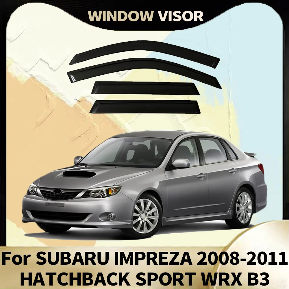 Window Visor for SUBARU IMPREZA 2008 2009 2010 2011 HATCHBACK SPORT WRX B3 Wind Deflectors Rain Guards Door Visor Vent Shades
Window Visor for SUBARU IMPREZA 2008 2009 2010 2011 HATCHBACK SPORT WRX B3 Wind Deflectors Rain Guards Door Visor Vent Shades
