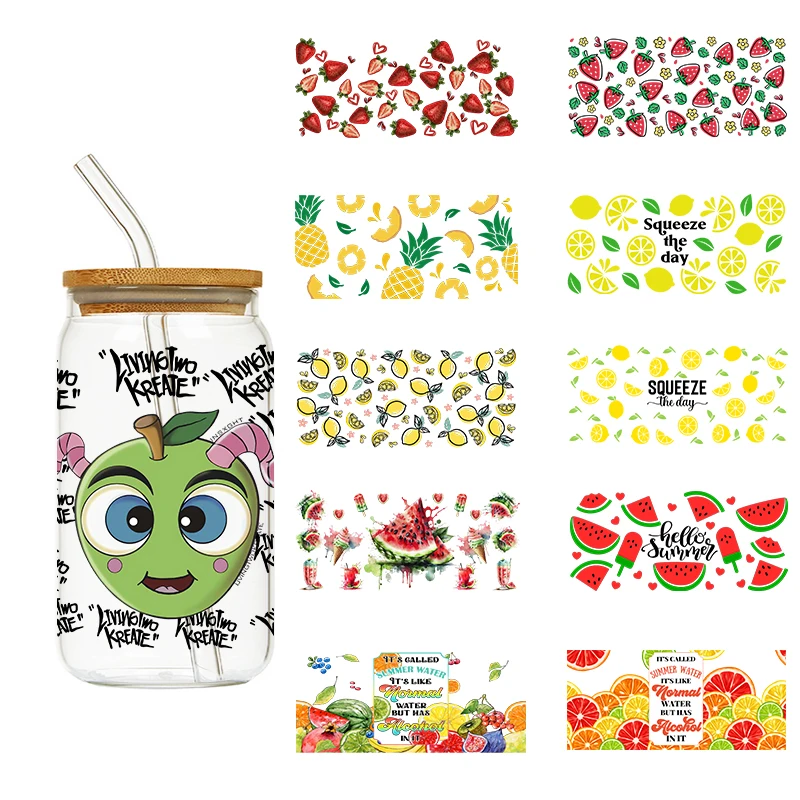 LETOP 1PCS Lemon Pineapple Watermelon Peach 16oz Uv Dtf Printing Dtf Uv Stickers Dtf Dtf Vinyl Stickers
LETOP 1PCS Lemon Pineapple Watermelon Peach 16oz Uv Dtf Printing Dtf Uv Stickers Dtf Dtf Vinyl Stickers