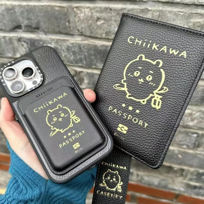 Chiikawa Hachiware Cute Leather Passport Holder Overseas Travel Document Ticket Usagi Anime Portable Storage Cards Holder Custom
Chiikawa Hachiware Cute Leather Passport Holder Overseas Travel Document Ticket Usagi Anime Portable Storage Cards Holder Custom
