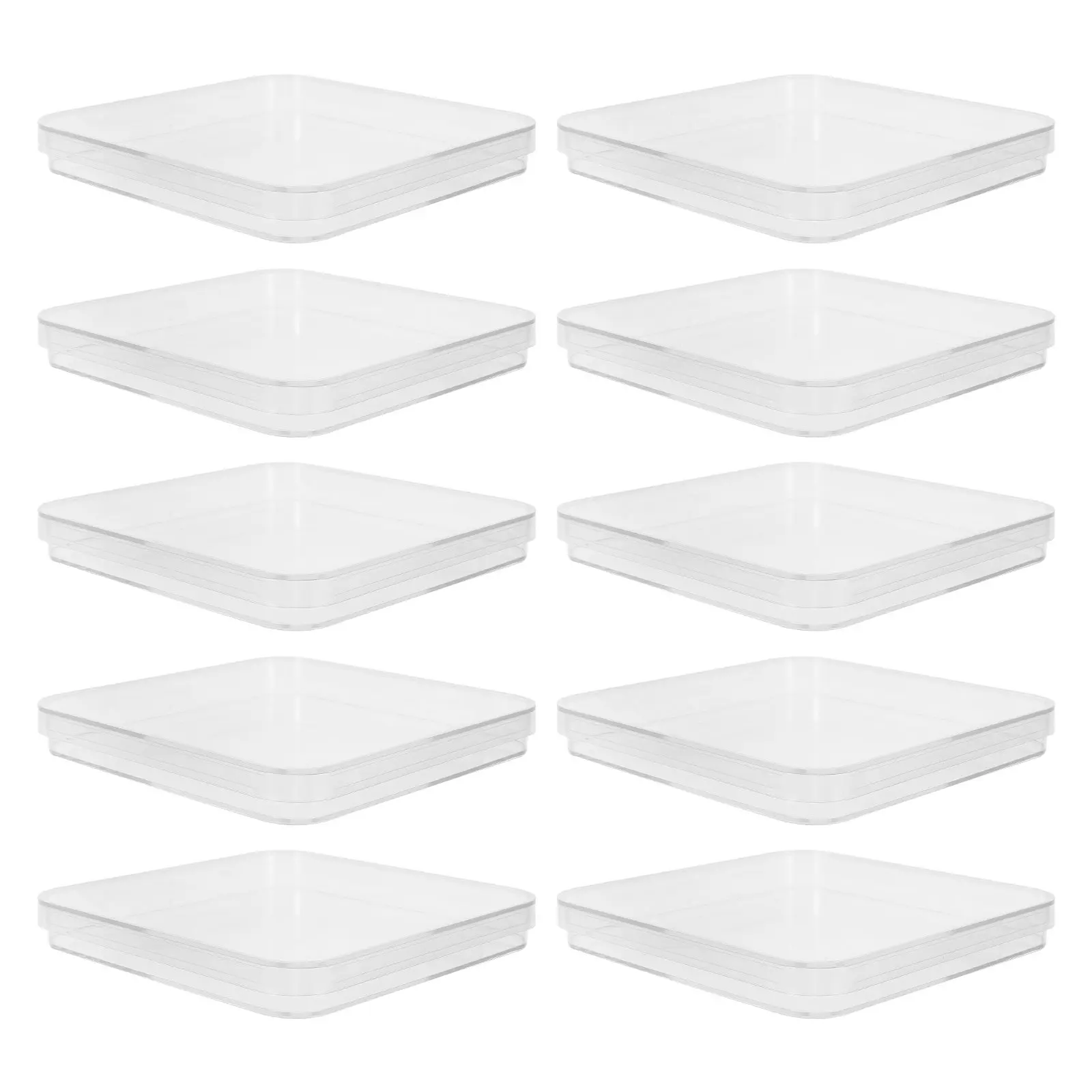 10Pcs Square Petri Plates for Cell Culture Transparent Plastic Dishes Sterile Laboratory Culture Plates with Lid for Science
10Pcs Square Petri Plates for Cell Culture Transparent Plastic Dishes Sterile Laboratory Culture Plates with Lid for Science