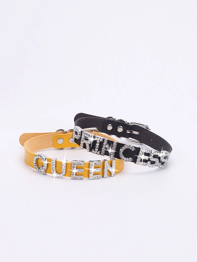 Customized Name Choker Collar Adjustable PU Leather Letters Name Punk Necklaces Cosplay Bling Jewelry Gifts for Women Girls
Customized Name Choker Collar Adjustable PU Leather Letters Name Punk Necklaces Cosplay Bling Jewelry Gifts for Women Girls