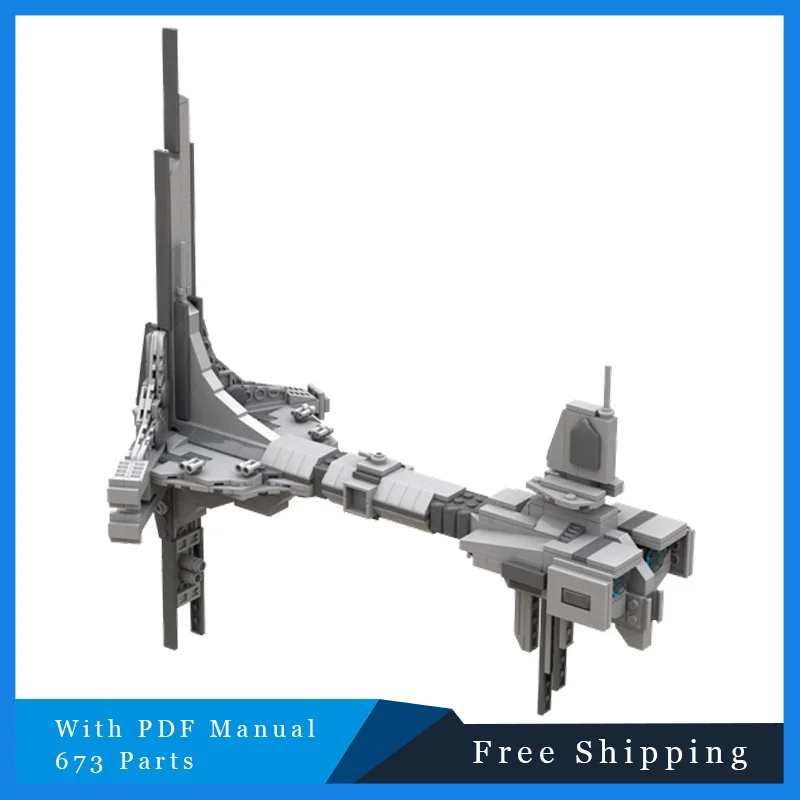 673 шт. MOC боевой космический патруль, корабль, модульные строительные блоки, кирпич, детская сборка, креативный рождественский подарок, образовательный игровой набор
673 шт. MOC боевой космический патруль, корабль, модульные строительные блоки, кирпич, детская сборка, креативный рождественский подарок, образовательный игровой набор