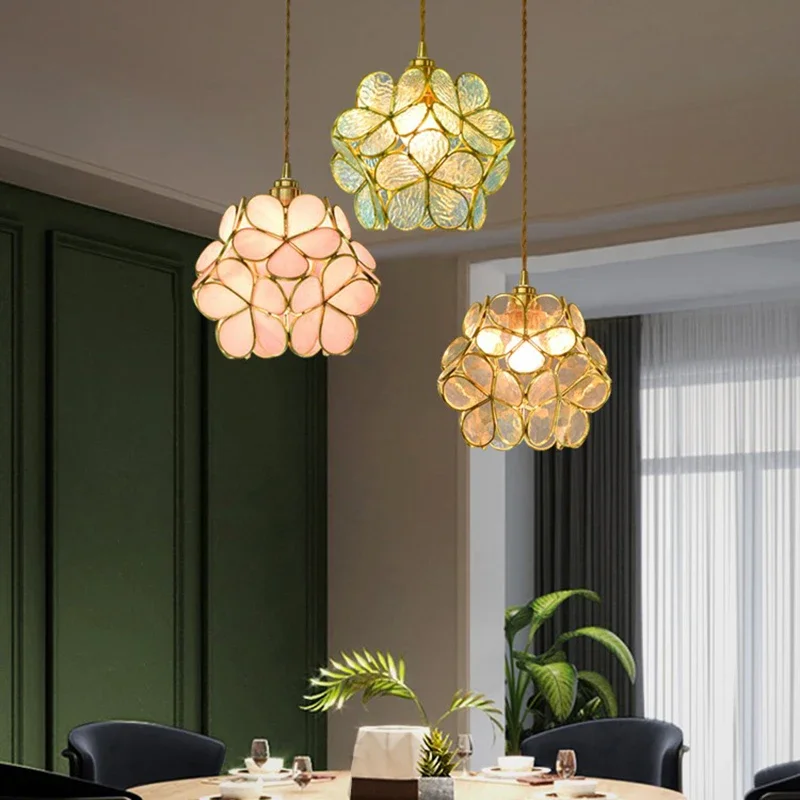 2025 All Copper Glazed Glass Flower Bedroom Bedside Long Line Small Pendant Lamp Lotus Flower Luxury Retro RestaurantBar Light
2025 All Copper Glazed Glass Flower Bedroom Bedside Long Line Small Pendant Lamp Lotus Flower Luxury Retro RestaurantBar Light