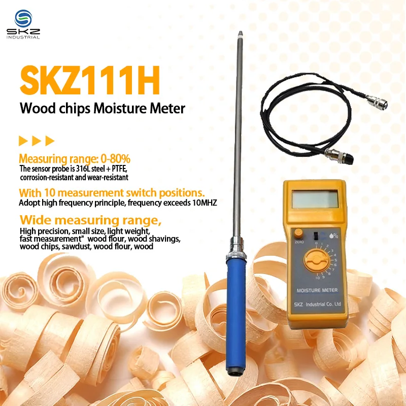 SKZ111H Wood Workshop Moisture Meter 0.1 % Resolution Furniture Factory Moisture Tester for Flooring Manufacturing Factory
SKZ111H Wood Workshop Moisture Meter 0.1 % Resolution Furniture Factory Moisture Tester for Flooring Manufacturing Factory