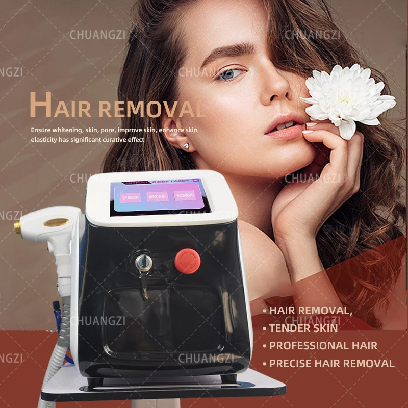 Portable triple-wavelength 755/808/1064nmdiode laser hair removal device with ice cooling technology, painless hair removal CE
Portable triple-wavelength 755/808/1064nmdiode laser hair removal device with ice cooling technology, painless hair removal CE
