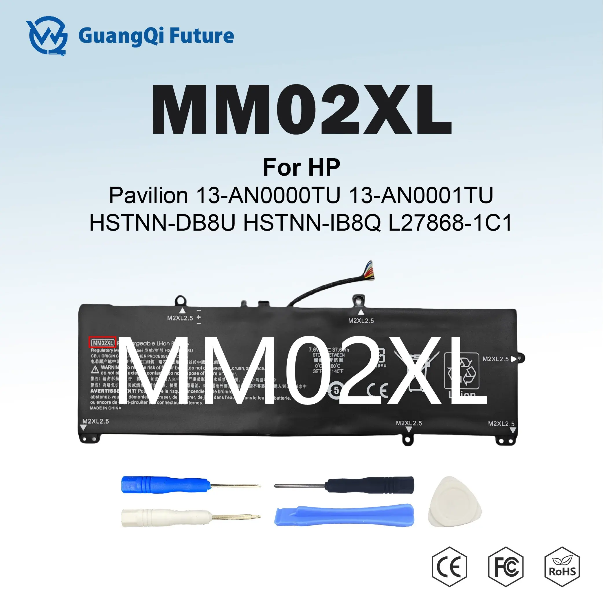 MM02XL Battery For HP Pavilion 13-AN0000TU 13-AN0001TU 13-AN0007TU HSTNN-DB8U HSTNN-IB8Q L27868-1C1 L27868-2D1
MM02XL Battery For HP Pavilion 13-AN0000TU 13-AN0001TU 13-AN0007TU HSTNN-DB8U HSTNN-IB8Q L27868-1C1 L27868-2D1