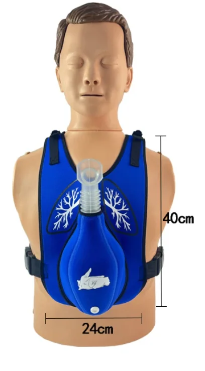 Heimlich Maneuver Vest Adult/Child Anti Choking CPR Training Simulator First Aid Training Wearable Vest Practice Model
Heimlich Maneuver Vest Adult/Child Anti Choking CPR Training Simulator First Aid Training Wearable Vest Practice Model