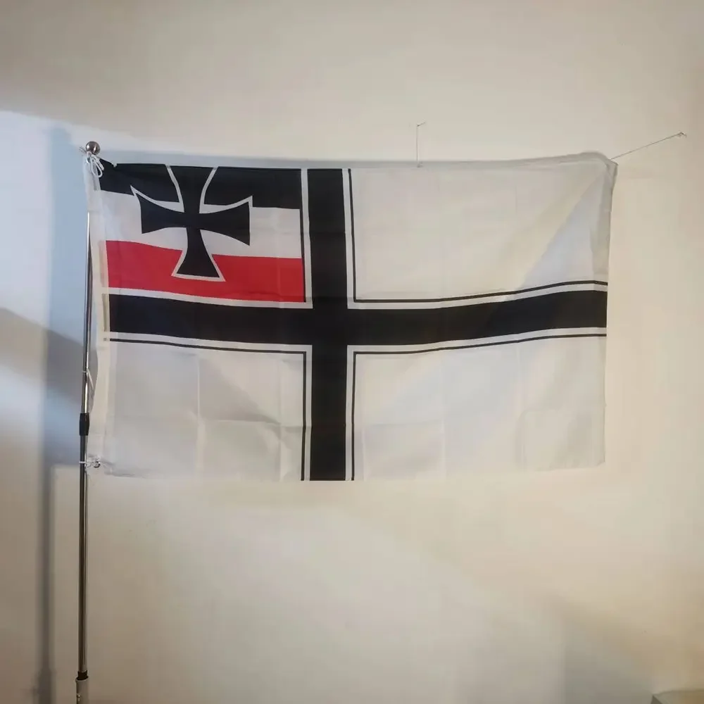 German Empire Flag Imperial WW1 Flag 2x3ft 3x5ft with Eagle Crest, Historical Military Banner Polyester for Outdoor Indoor Decor
German Empire Flag Imperial WW1 Flag 2x3ft 3x5ft with Eagle Crest, Historical Military Banner Polyester for Outdoor Indoor Decor