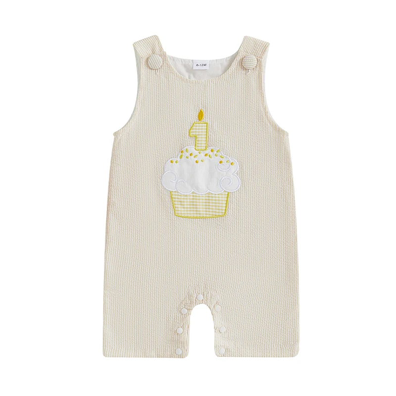 12M 18M 1st First Birthday Outfit Boy Baby Sleeveless One Embroidery Romper Jumspuit Smash Cake 1 Year Old Clothes
12M 18M 1st First Birthday Outfit Boy Baby Sleeveless One Embroidery Romper Jumspuit Smash Cake 1 Year Old Clothes