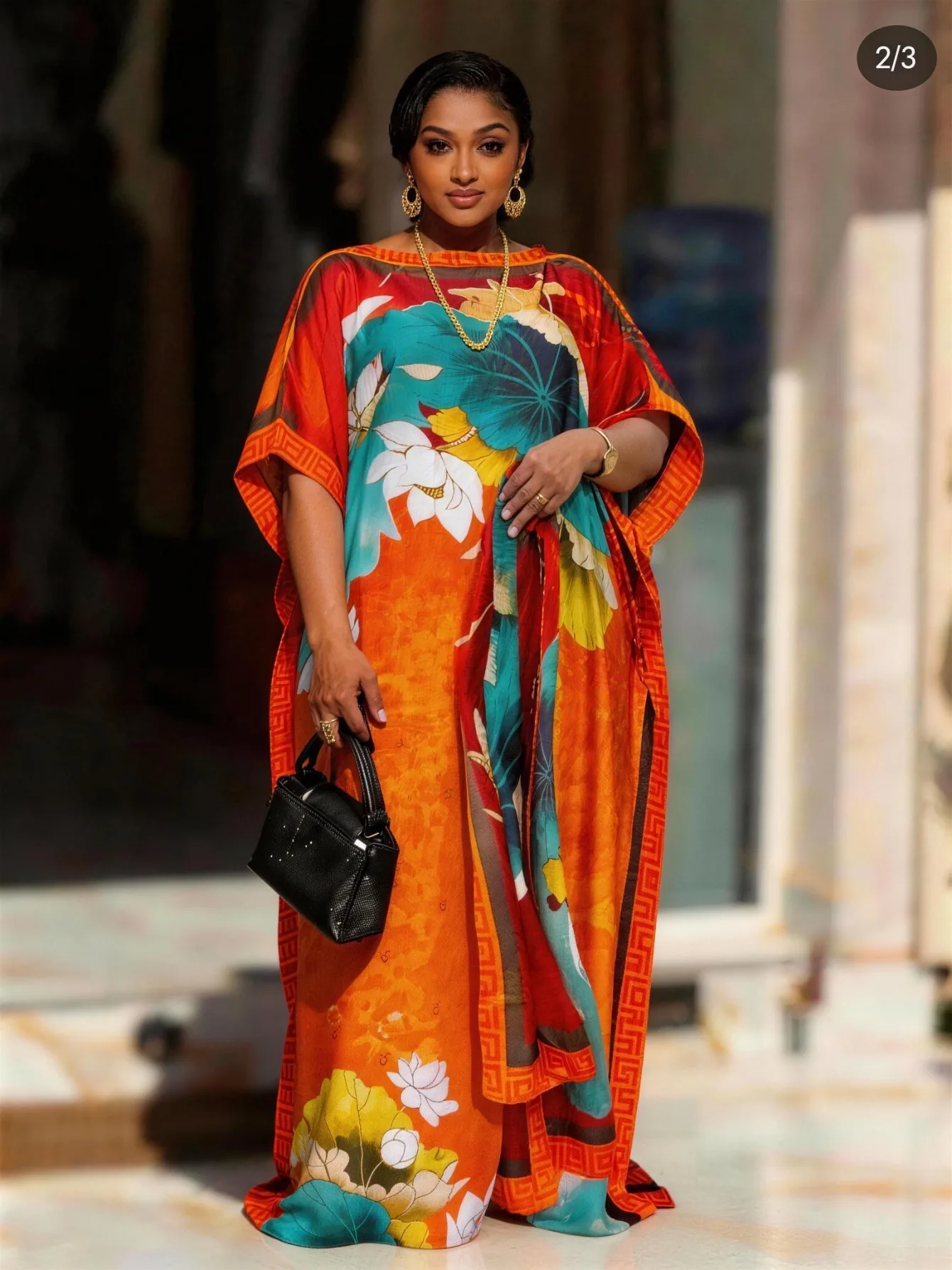 Oversized African Robe And Scarf Combo For Plus Size WomenCombo For Plus Size Women
Oversized African Robe And Scarf Combo For Plus Size WomenCombo For Plus Size Women