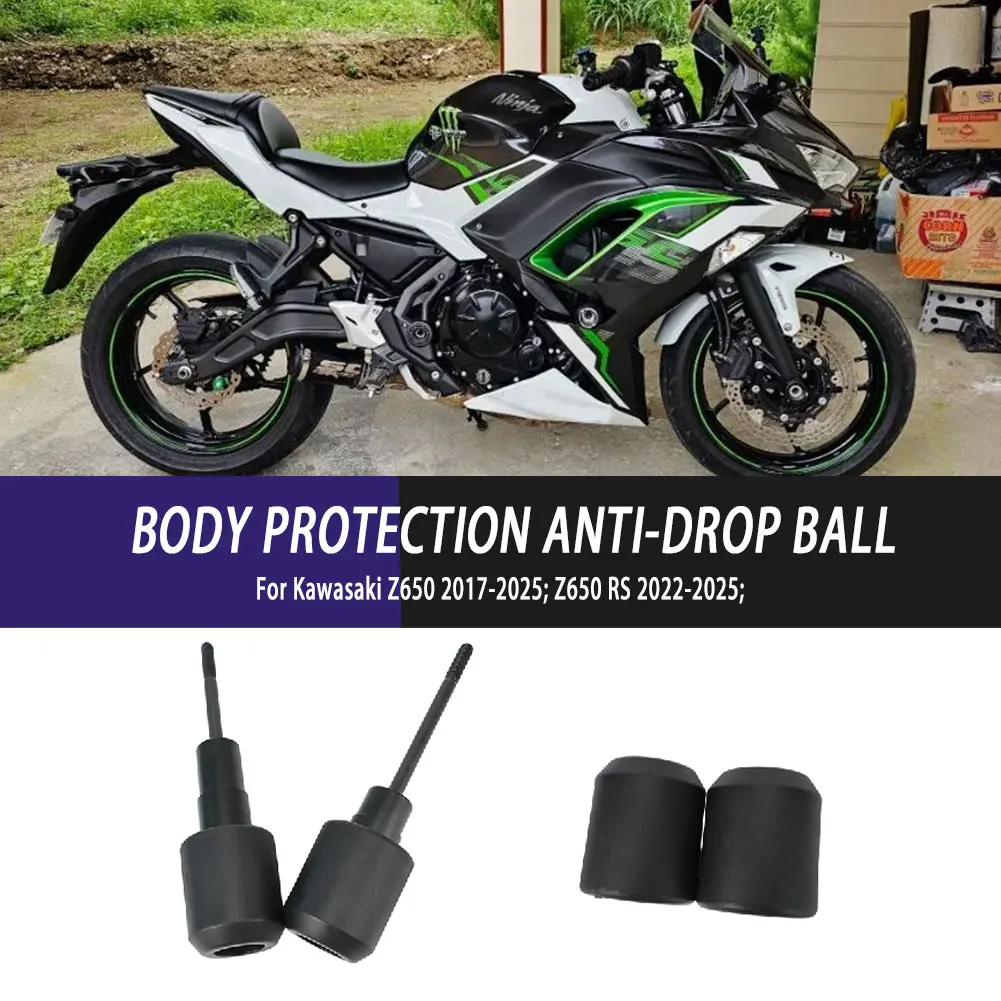 For Kawasaki Z650 2017-2025 Z650 RS 2022-2025 Motorcycle Body Protection Modified Anti Drop Ball Engine Frame Sliders Crash Pad
For Kawasaki Z650 2017-2025 Z650 RS 2022-2025 Motorcycle Body Protection Modified Anti Drop Ball Engine Frame Sliders Crash Pad