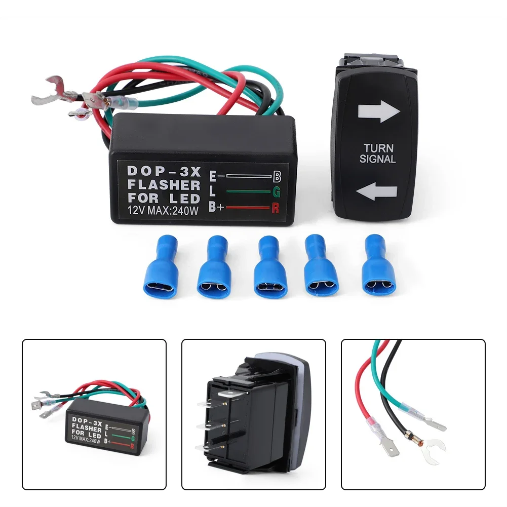 Brand New Motorcycle Turn Signal Kit ATV Off Road Turn Signal Kit UTV Off Road W/ Flasher Electrical Components
Brand New Motorcycle Turn Signal Kit ATV Off Road Turn Signal Kit UTV Off Road W/ Flasher Electrical Components