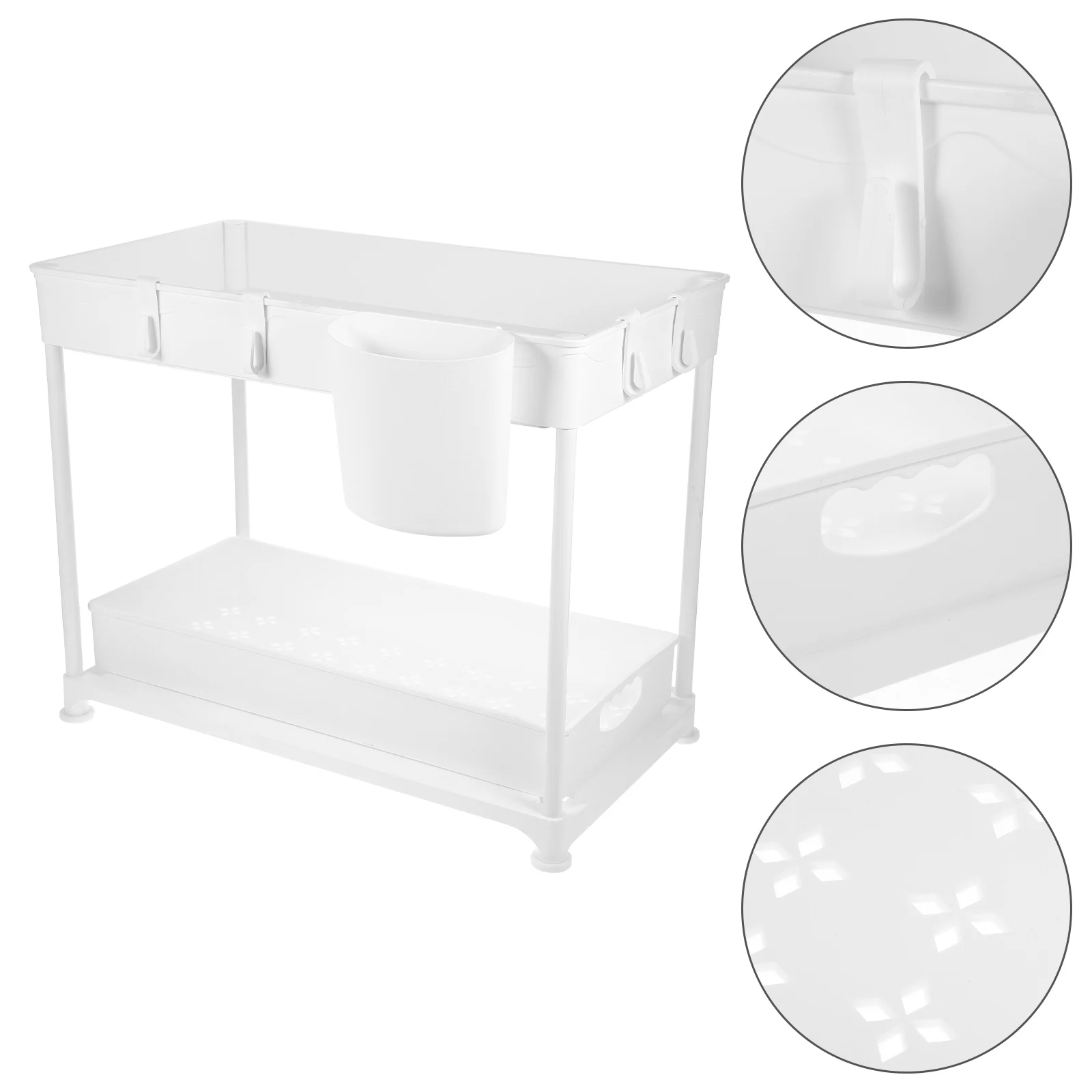 Pull Out Shelf Kitchen Cabinet Organizer White Under Sink Storage Rack Expandable Bins Shelves Telescopic Holder Bathroom
Pull Out Shelf Kitchen Cabinet Organizer White Under Sink Storage Rack Expandable Bins Shelves Telescopic Holder Bathroom