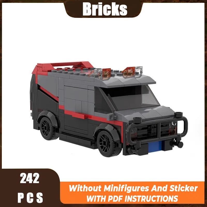Moc compatible car model, special agent team transport vehicle technology, modular building block gift, Christmas toy DIY set
Moc compatible car model, special agent team transport vehicle technology, modular building block gift, Christmas toy DIY set