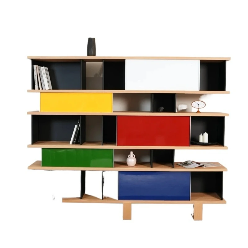 Книжная полка из цельного дерева дофамина в винтажном стиле, книжный шкаф от пола до потолка, полка для размещения Mondri
Книжная полка из цельного дерева дофамина в винтажном стиле, книжный шкаф от пола до потолка, полка для размещения Mondri