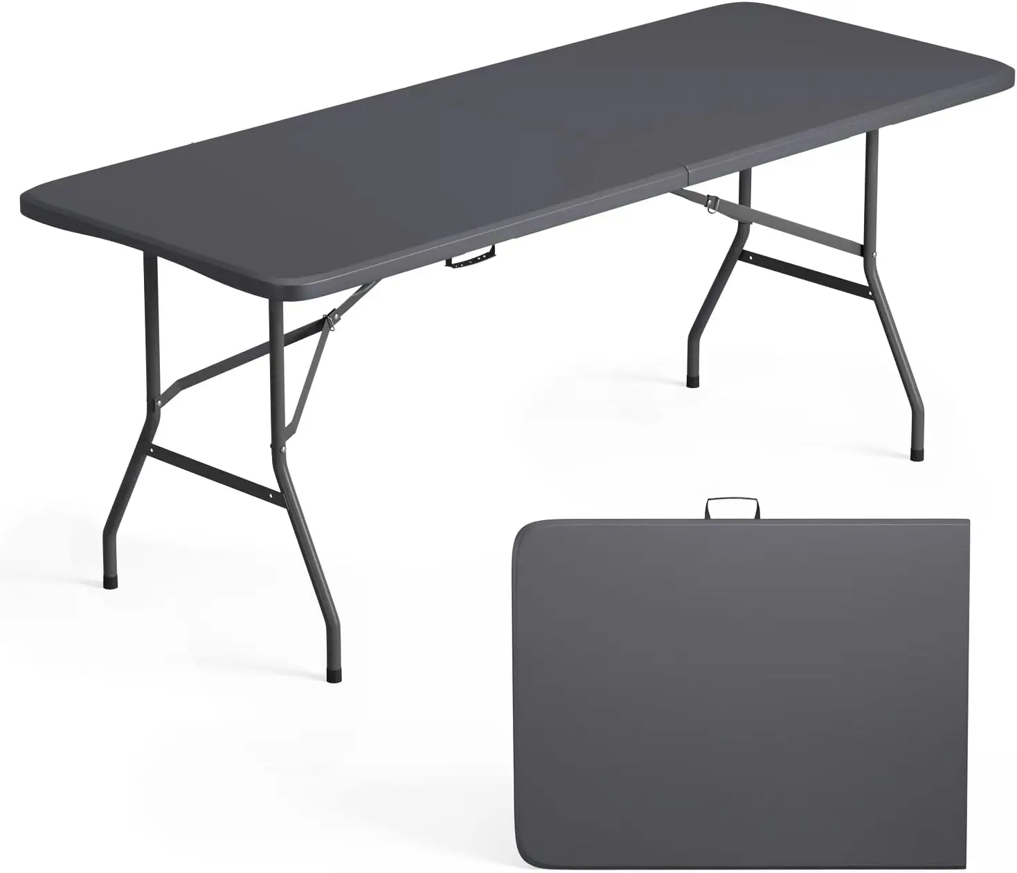 6 Foot Folding Table, Portable Plastic Table with Carrying Handle Perfect for Indoor, Outdoor, Party, Dining, Wedding, E
6 Foot Folding Table, Portable Plastic Table with Carrying Handle Perfect for Indoor, Outdoor, Party, Dining, Wedding, E