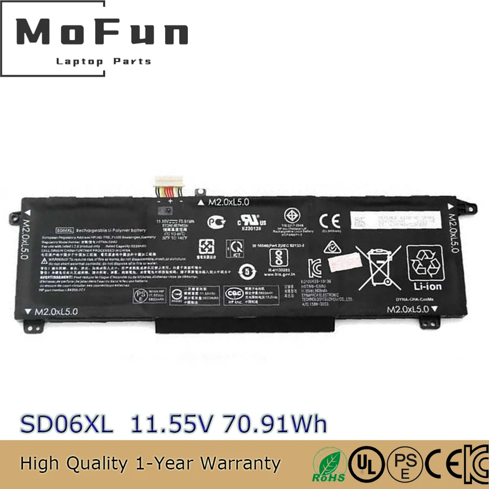 New Original SD06XL HSTNN-089U L84392-005 battery for HP OMEN 15-en0000nk ek0000 ek0059TX
New Original SD06XL HSTNN-089U L84392-005 battery for HP OMEN 15-en0000nk ek0000 ek0059TX