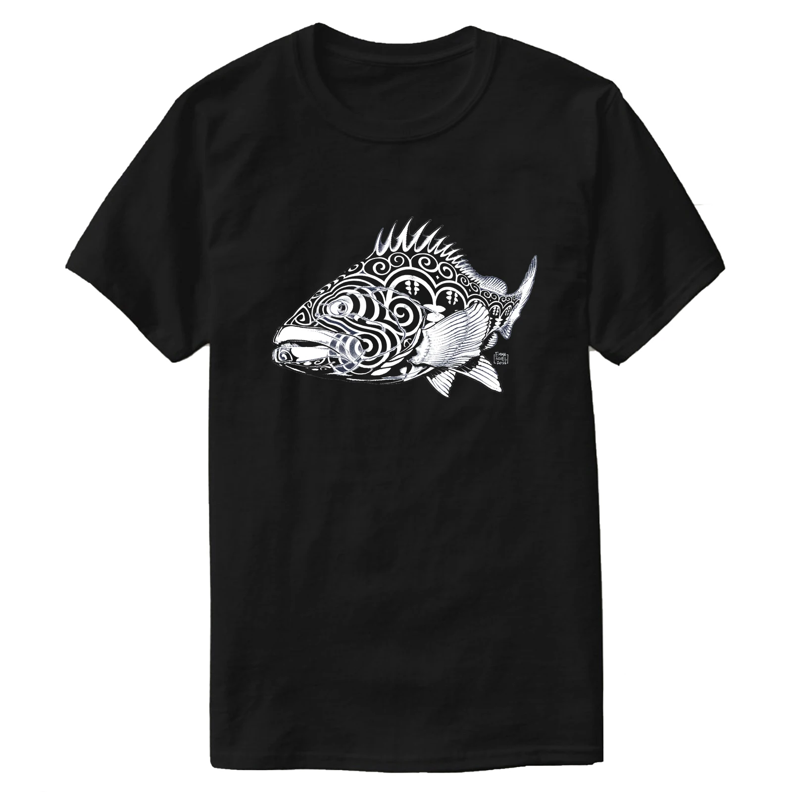 Футболка Grouper Ocean Animal, 100% хлопок, с круглым вырезом и коротким рукавом, летняя повседневная мужская футболка, уличная одежда
Футболка Grouper Ocean Animal, 100% хлопок, с круглым вырезом и коротким рукавом, летняя повседневная мужская футболка, уличная одежда