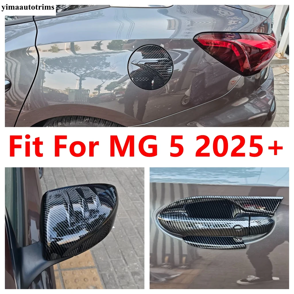 Rearview Mirror / Door Handle Bowl / Fuel Tank Oil Decoration Cover Trim For MG 5 2025 2026 Carbon Fiber Accessories Exterior
Rearview Mirror / Door Handle Bowl / Fuel Tank Oil Decoration Cover Trim For MG 5 2025 2026 Carbon Fiber Accessories Exterior