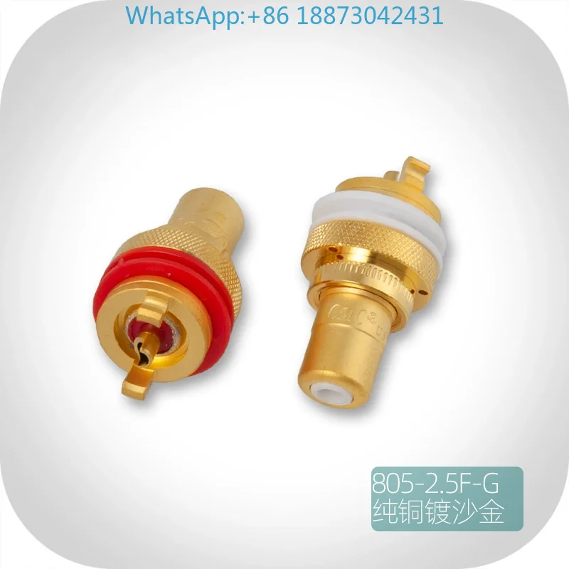 (4PCS)Original CMC 805-2.5F-G RCA socket copper-plated gold placer signal Lotus mother laser lettering version.
(4PCS)Original CMC 805-2.5F-G RCA socket copper-plated gold placer signal Lotus mother laser lettering version.