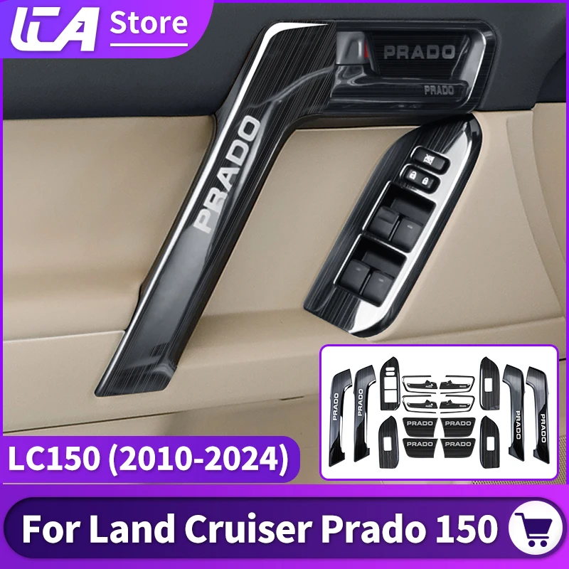 For Toyota Land Cruiser Prado 150 2010-2024 2023 2022 Car Door Handle Decorative Glass Switch Button LC150 Interior Accessories
For Toyota Land Cruiser Prado 150 2010-2024 2023 2022 Car Door Handle Decorative Glass Switch Button LC150 Interior Accessories