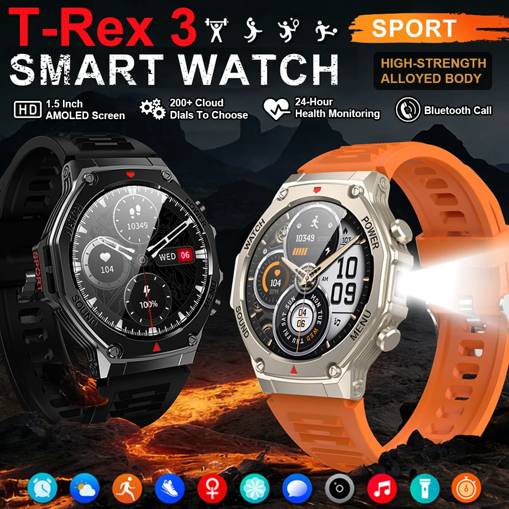 2026 New Military Outdoor Sports Smart Watch For Men 1.5inch Motion Track Waterproof Heart Rate HD Bluetooth Call Smart Watches
2026 New Military Outdoor Sports Smart Watch For Men 1.5inch Motion Track Waterproof Heart Rate HD Bluetooth Call Smart Watches