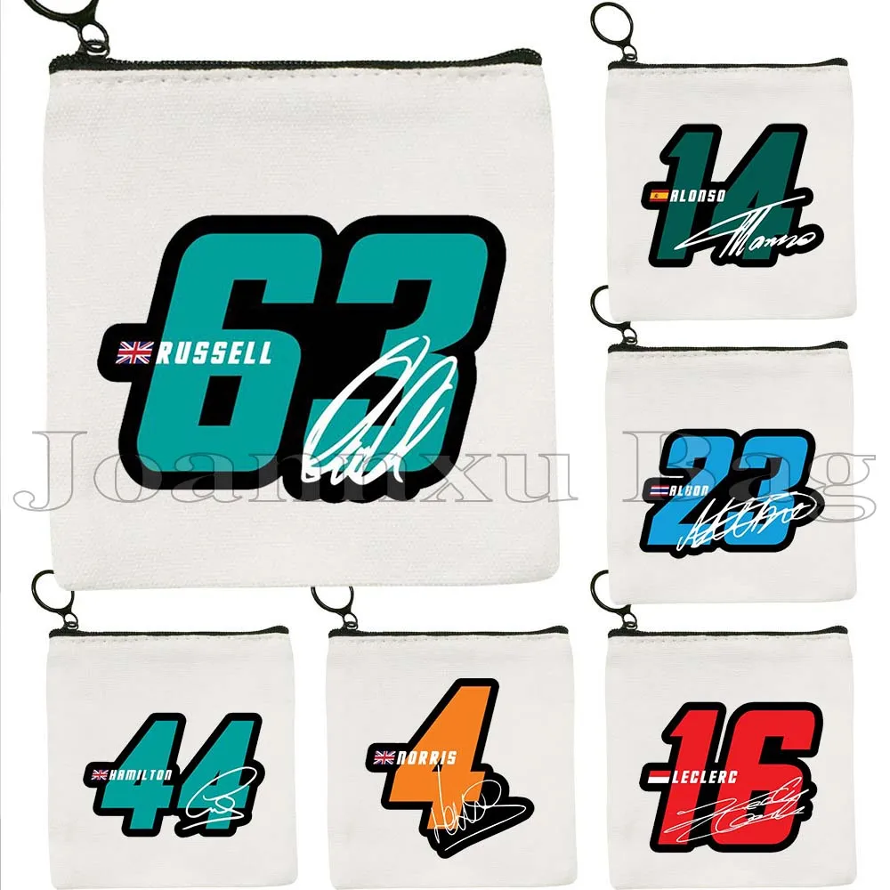 F1 Number Alex Albon 23 Lewis Hamilton 44 Lando Norris George Russell 63 Charles Leclerc 16 Coin Purse Key Case Bag Wallet Pouch
F1 Number Alex Albon 23 Lewis Hamilton 44 Lando Norris George Russell 63 Charles Leclerc 16 Coin Purse Key Case Bag Wallet Pouch