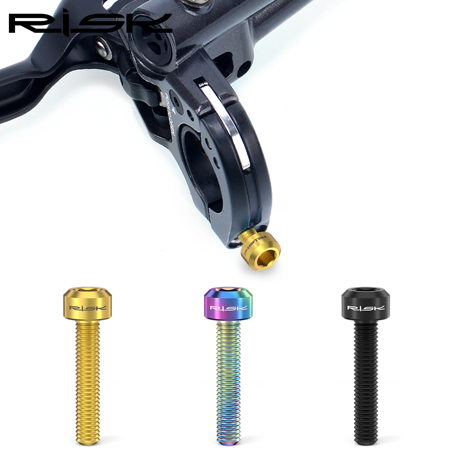 RISK Bicycle Brake Fixing Screws Titanium Alloy Extended Set Screws Used To Secure The Brake Lever M5*25mm
RISK Bicycle Brake Fixing Screws Titanium Alloy Extended Set Screws Used To Secure The Brake Lever M5*25mm