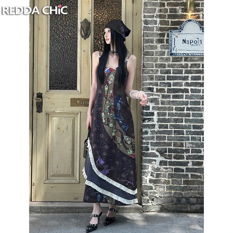 ReddaChic длинное платье макси с эстетическим принтом, женское платье на тонких бретельках с круглым вырезом и открытой спиной, сарафан с платком, одежда в стиле хиппи в стиле ретро
ReddaChic длинное платье макси с эстетическим принтом, женское платье на тонких бретельках с круглым вырезом и открытой спиной, сарафан с платком, одежда в стиле хиппи в стиле ретро