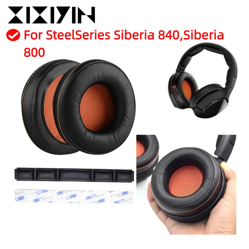 Replacement foam Ear Pads pillow Cushion Cover For SteelSeries Siberia 840,Siberia 800 Headphone Ear Pad head beam XIYIN
Replacement foam Ear Pads pillow Cushion Cover For SteelSeries Siberia 840,Siberia 800 Headphone Ear Pad head beam XIYIN