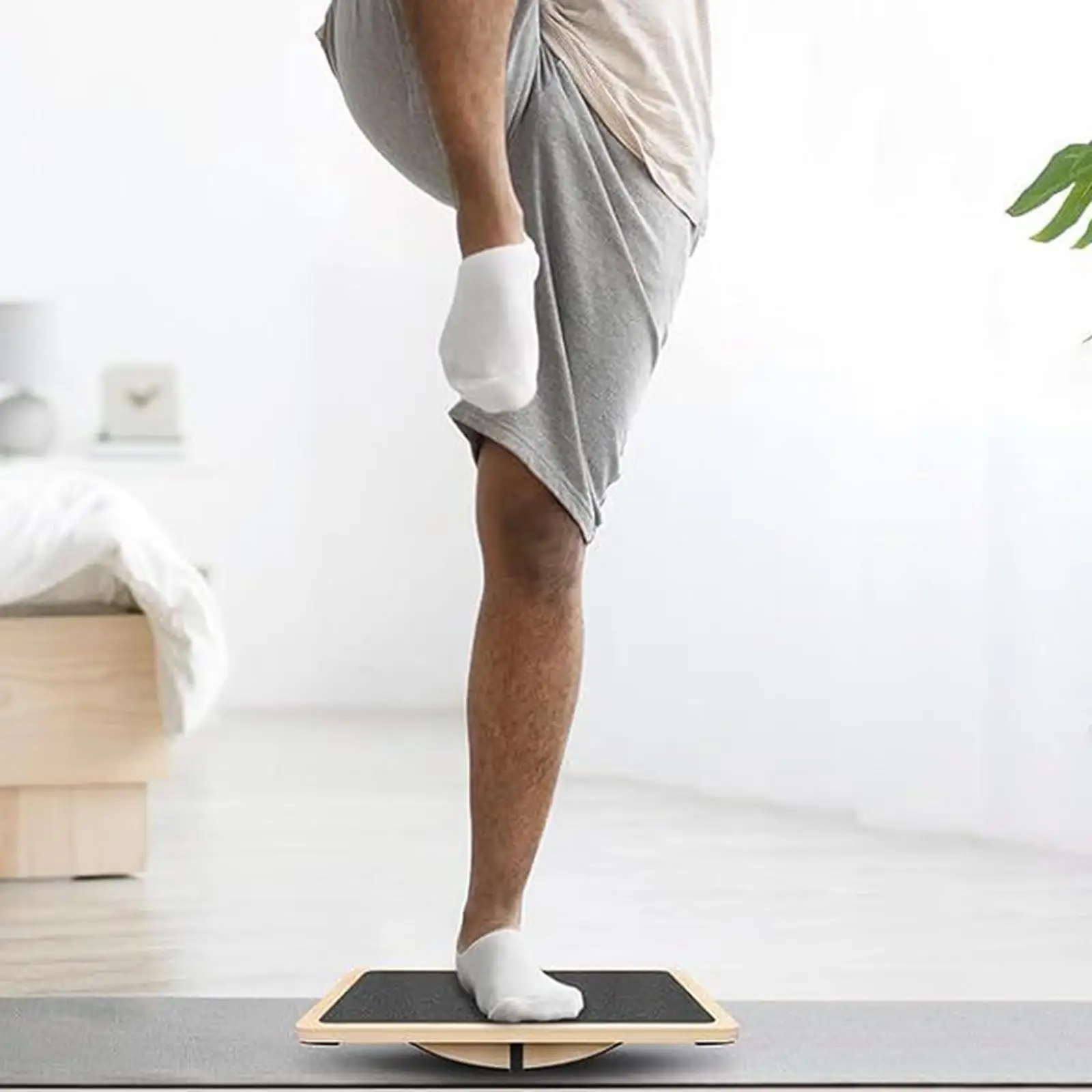 Wooden Balance Board Calf Stretcher Holiday Gift Adults Exercise Yoga Non Slip Surface Equipment Sports for under Desk Rocker
Wooden Balance Board Calf Stretcher Holiday Gift Adults Exercise Yoga Non Slip Surface Equipment Sports for under Desk Rocker