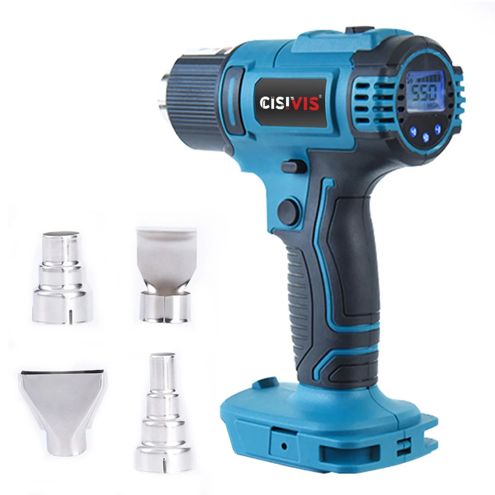 Wireless High Power Digital Display Temperature-Adjustable Portable Hot Air Gun With Lithium Cordless Heat Gun
Wireless High Power Digital Display Temperature-Adjustable Portable Hot Air Gun With Lithium Cordless Heat Gun