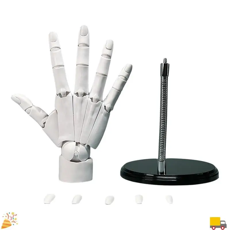 Hand Model 1:1 Articulated Mannequin Hand Moveable Joint+Base DIY PVC ABS Hand Model For Drawing,Painting,Sketching
Hand Model 1:1 Articulated Mannequin Hand Moveable Joint+Base DIY PVC ABS Hand Model For Drawing,Painting,Sketching