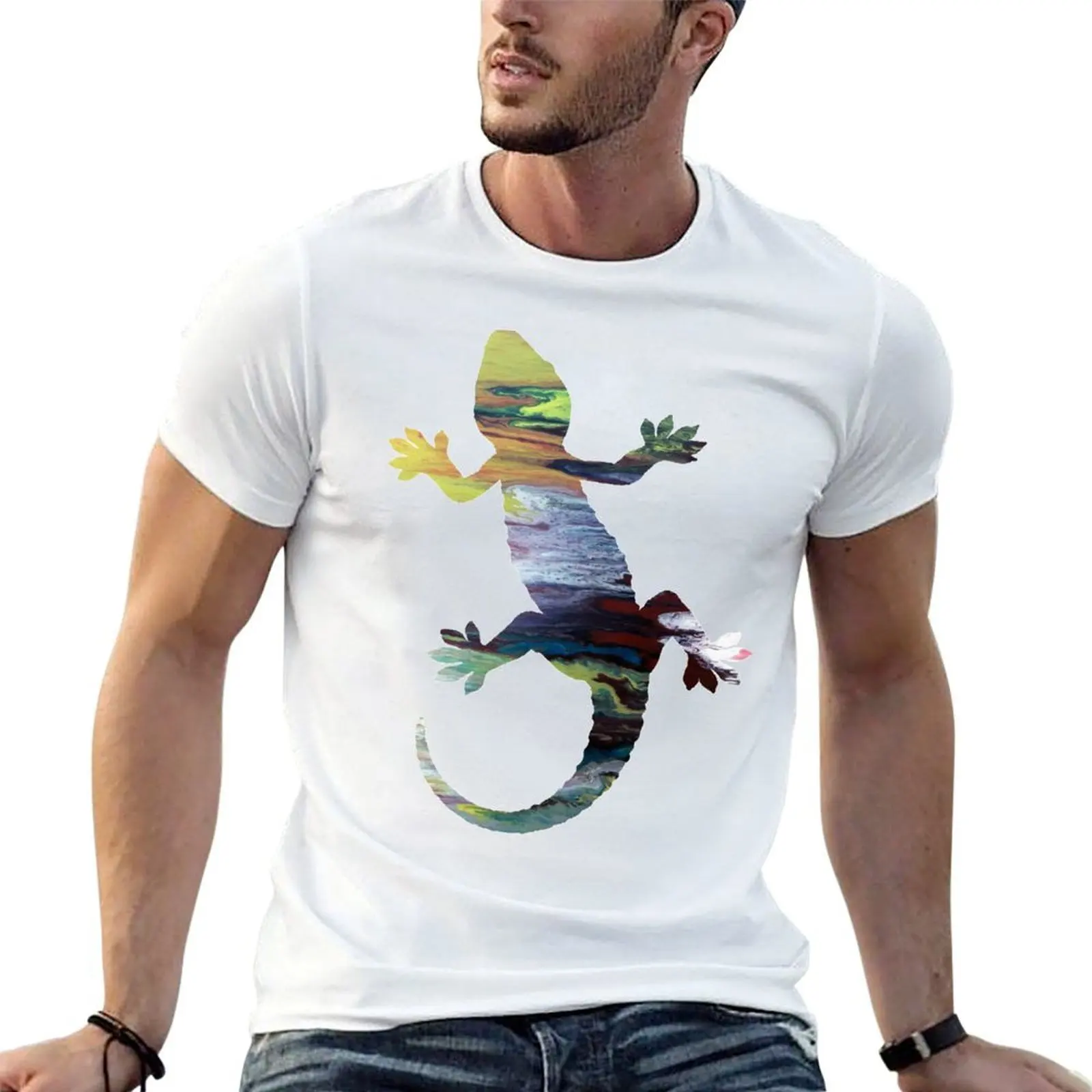 Gecko T-Shirt man t shirts for men man t shirt summer funny t shirts dark humor T-Shirt
Gecko T-Shirt man t shirts for men man t shirt summer funny t shirts dark humor T-Shirt