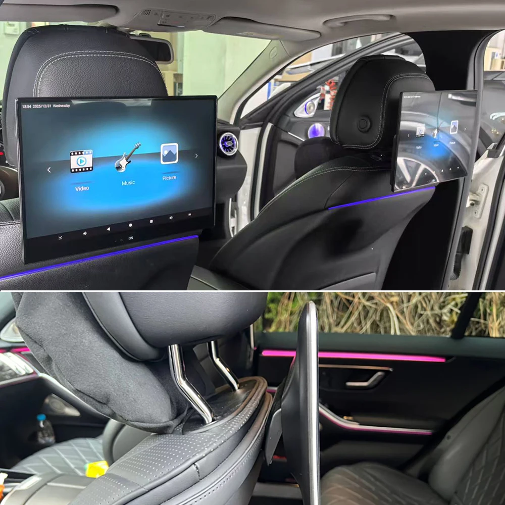 Rear Seat Entertainment System For Mercedes S Class W223 Android 16 Touch Screen Video With Hidden Bracket Car Headrest Monitor
Rear Seat Entertainment System For Mercedes S Class W223 Android 16 Touch Screen Video With Hidden Bracket Car Headrest Monitor
