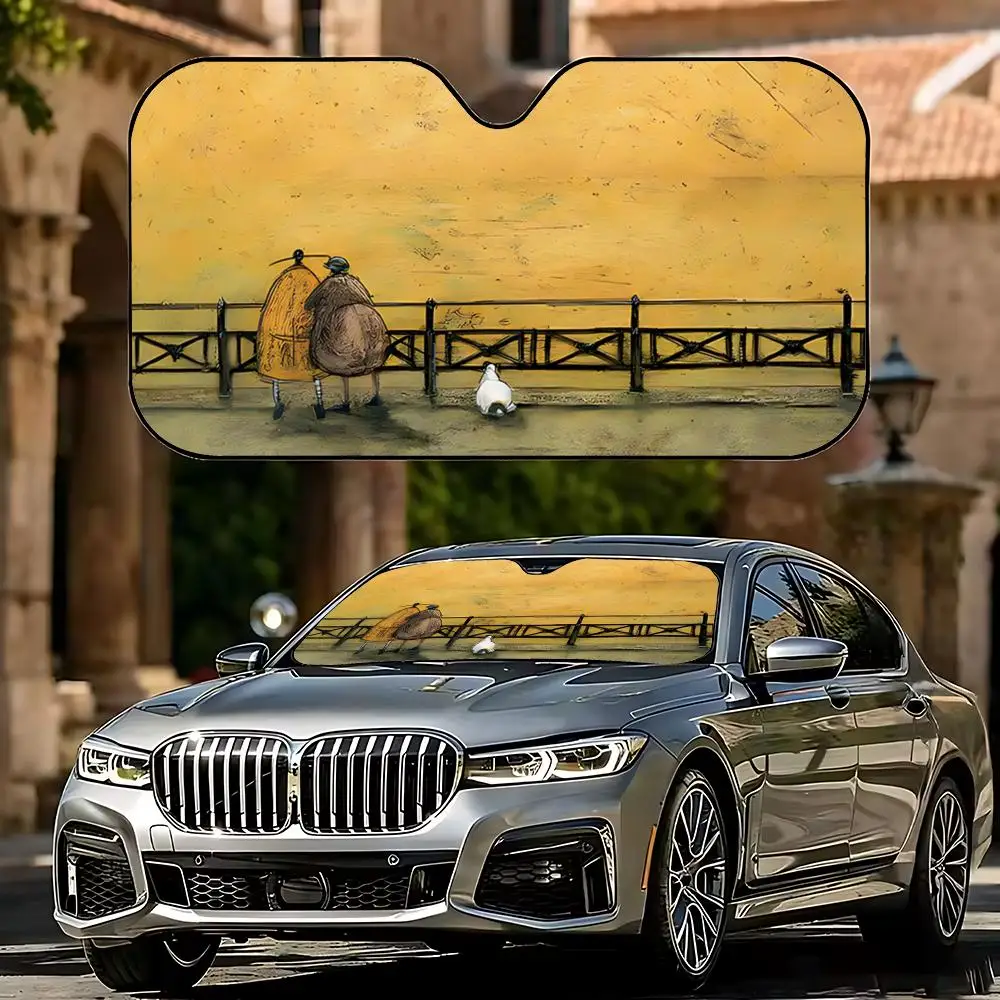 art S-Sam Toft Sun Visor Universal Car Windshield Sunshade - Foldable UV Block Sun Visor for Heat Insulation
art S-Sam Toft Sun Visor Universal Car Windshield Sunshade - Foldable UV Block Sun Visor for Heat Insulation
