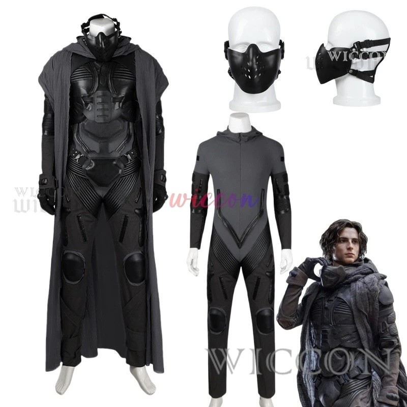 Костюм для косплея Paul Atreides, мужской доспехи, боди, плащ, маска, полный комплект, костюм из фильма, Хэллоуин, карнавал, вечерние маскировочный наряд
Костюм для косплея Paul Atreides, мужской доспехи, боди, плащ, маска, полный комплект, костюм из фильма, Хэллоуин, карнавал, вечерние маскировочный наряд