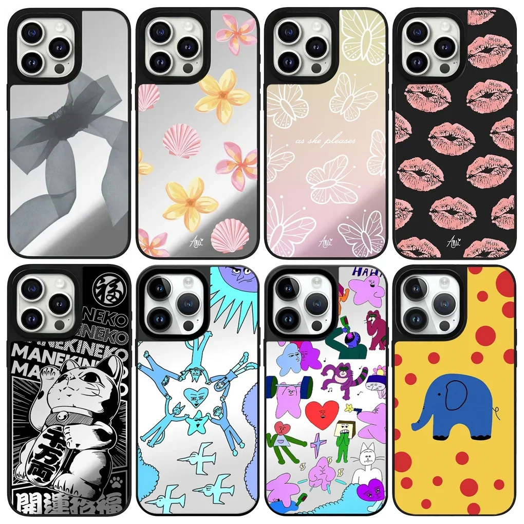 Flower Shell Mirror Magnetic Phone Case Cover for IPhone 16 15 14 13 12 Pro Max Case for IPhone 16 Pro Max
Flower Shell Mirror Magnetic Phone Case Cover for IPhone 16 15 14 13 12 Pro Max Case for IPhone 16 Pro Max