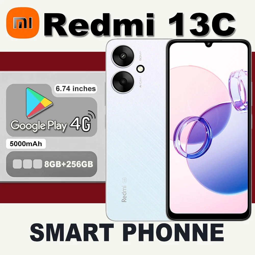 Redmi 13C fashion smart phone supports NFC/8GB+256GB/high-value music phone/5000mAh long standby smart work phone
Redmi 13C fashion smart phone supports NFC/8GB+256GB/high-value music phone/5000mAh long standby smart work phone