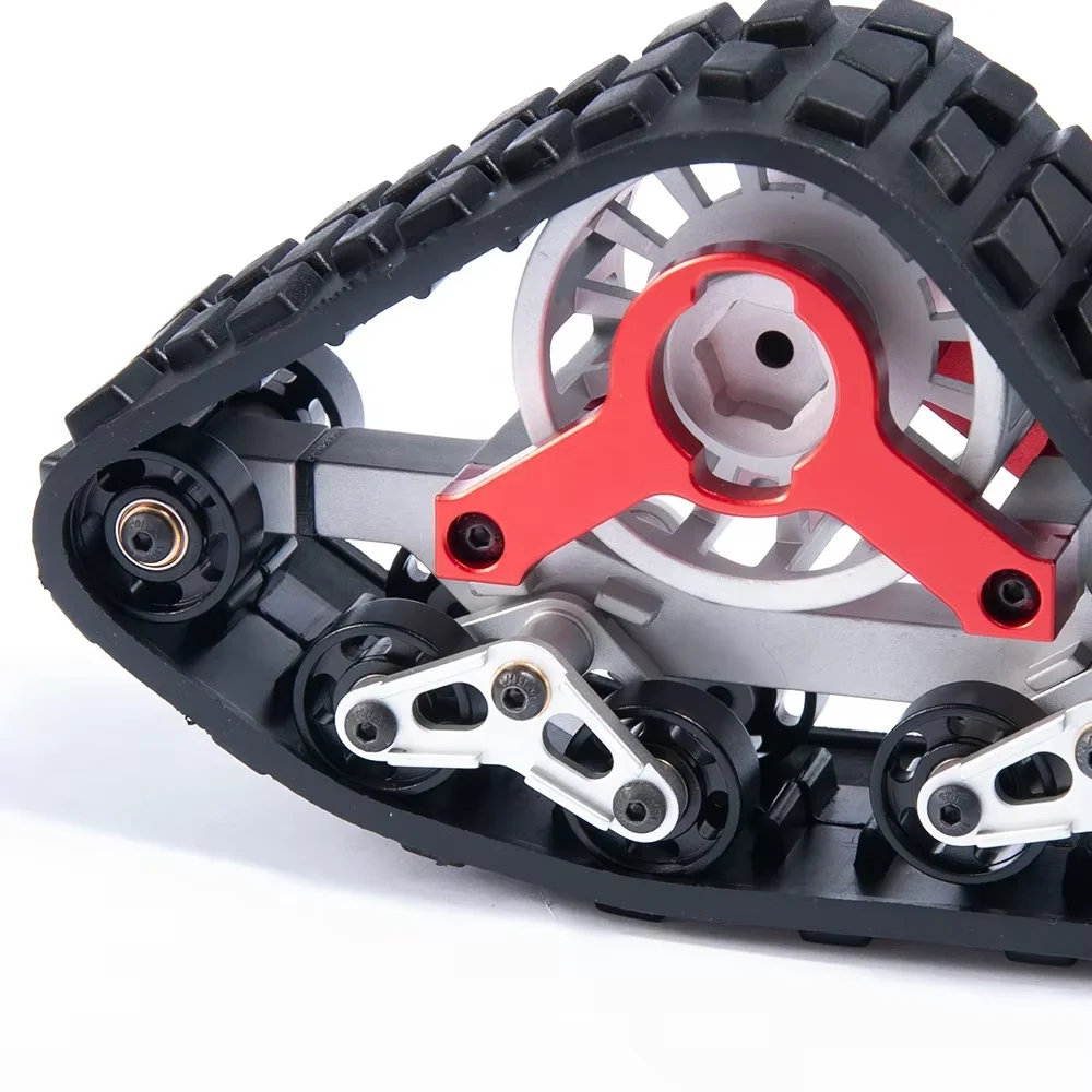1/10 Scale Steel Reinforced Track Wheels and Snow Tires Upgraded Parts for 1:10 Remote Control Climber TRX-4
1/10 Scale Steel Reinforced Track Wheels and Snow Tires Upgraded Parts for 1:10 Remote Control Climber TRX-4
