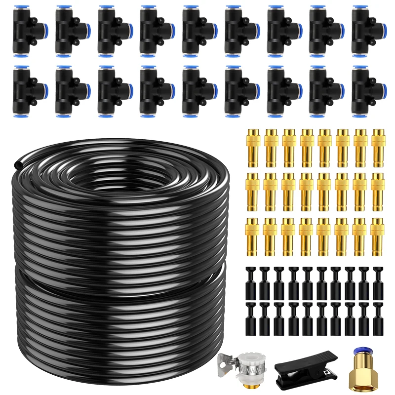 Мини-система распыления Портативный автоматический полив 20 м с регулируемым комплектом для полива капельного распыления Садовый шланг
Мини-система распыления Портативный автоматический полив 20 м с регулируемым комплектом для полива капельного распыления Садовый шланг