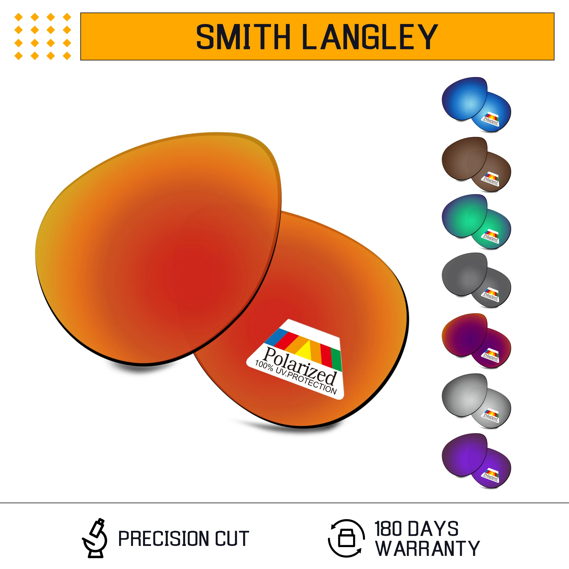 Rarayvix Polarized Replacement Lenses UV400 Protective Compatible with Smith Langley Sunglasses
Rarayvix Polarized Replacement Lenses UV400 Protective Compatible with Smith Langley Sunglasses