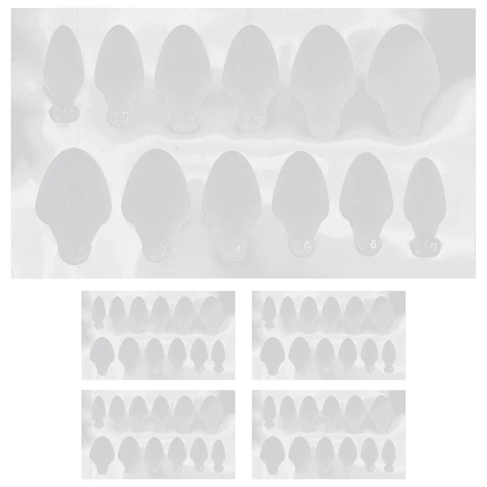 5 Sheets 12 Pieces Crystal Nail Extensions French Tip Stickers Manicure Tools Nail Silicone Decorations Longwear
5 Sheets 12 Pieces Crystal Nail Extensions French Tip Stickers Manicure Tools Nail Silicone Decorations Longwear