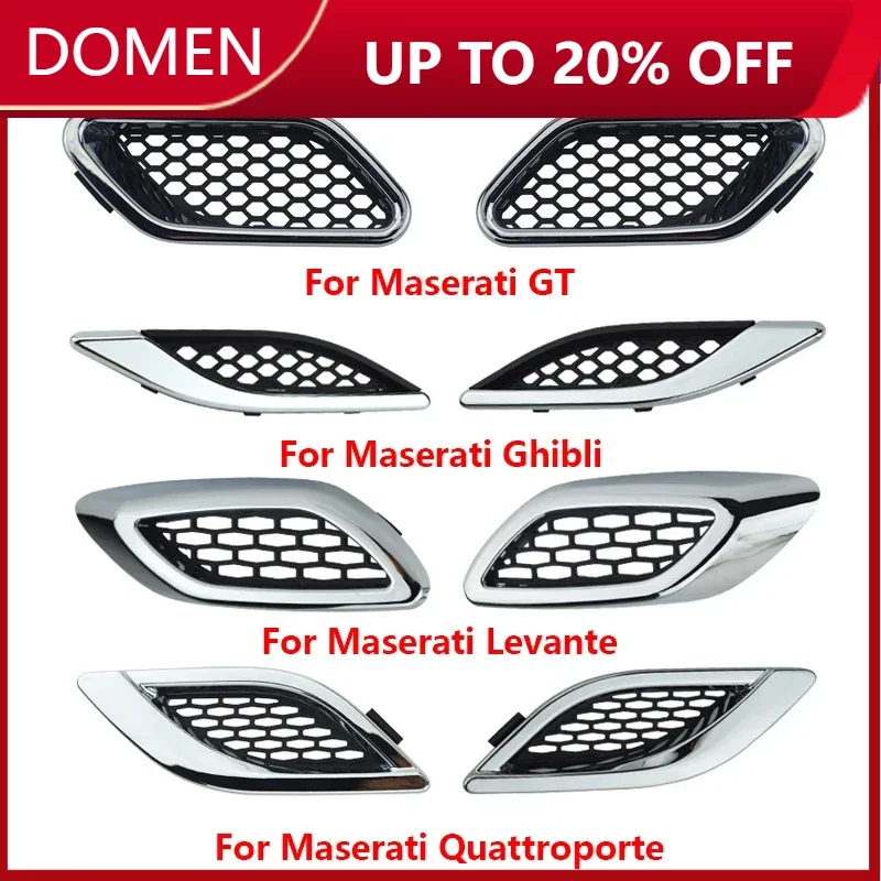 1Pcs Car Front Side Grille Air Intake Fender Vents Grill For Maserati Ghibli Levante Quattroporte GT
1Pcs Car Front Side Grille Air Intake Fender Vents Grill For Maserati Ghibli Levante Quattroporte GT
