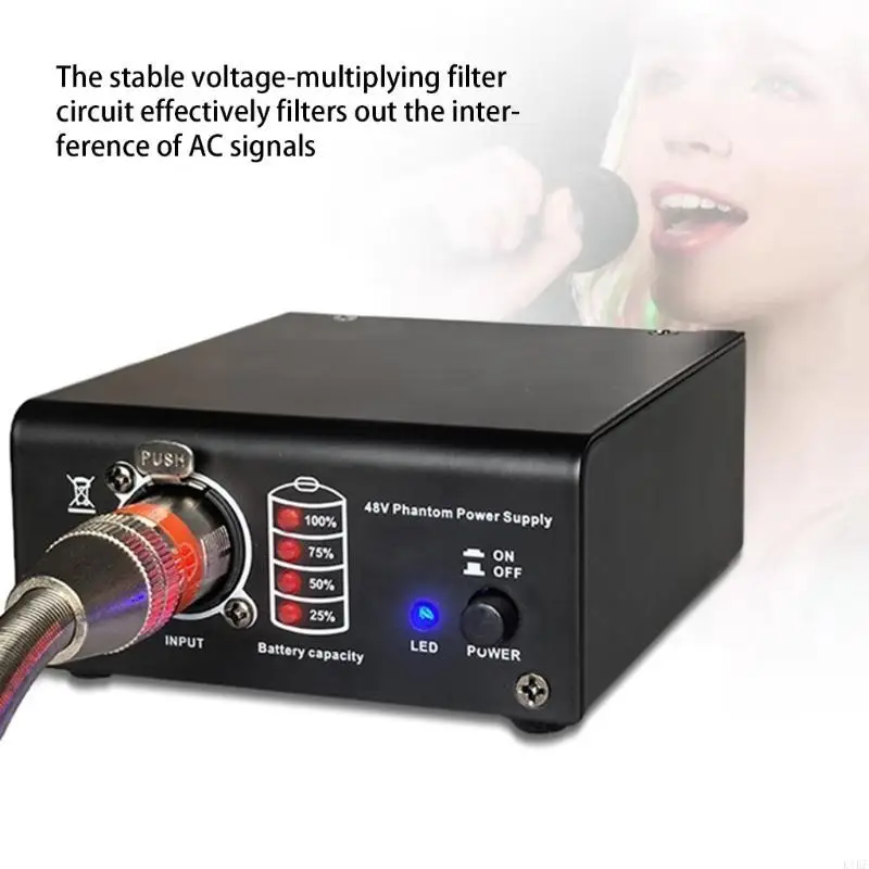 Power Adapter Studio 48V с зарядкой кабельной линии USB для записи MIC K1KF
Power Adapter Studio 48V с зарядкой кабельной линии USB для записи MIC K1KF