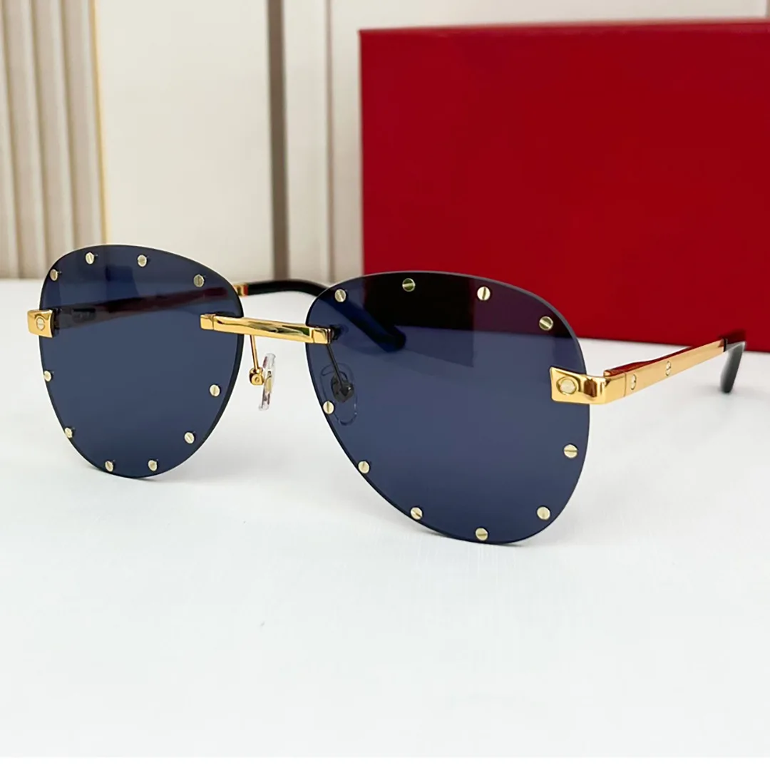 Fashionable and high-end frameless pilot vacation men's and women's sunglasses driving party
Fashionable and high-end frameless pilot vacation men's and women's sunglasses driving party