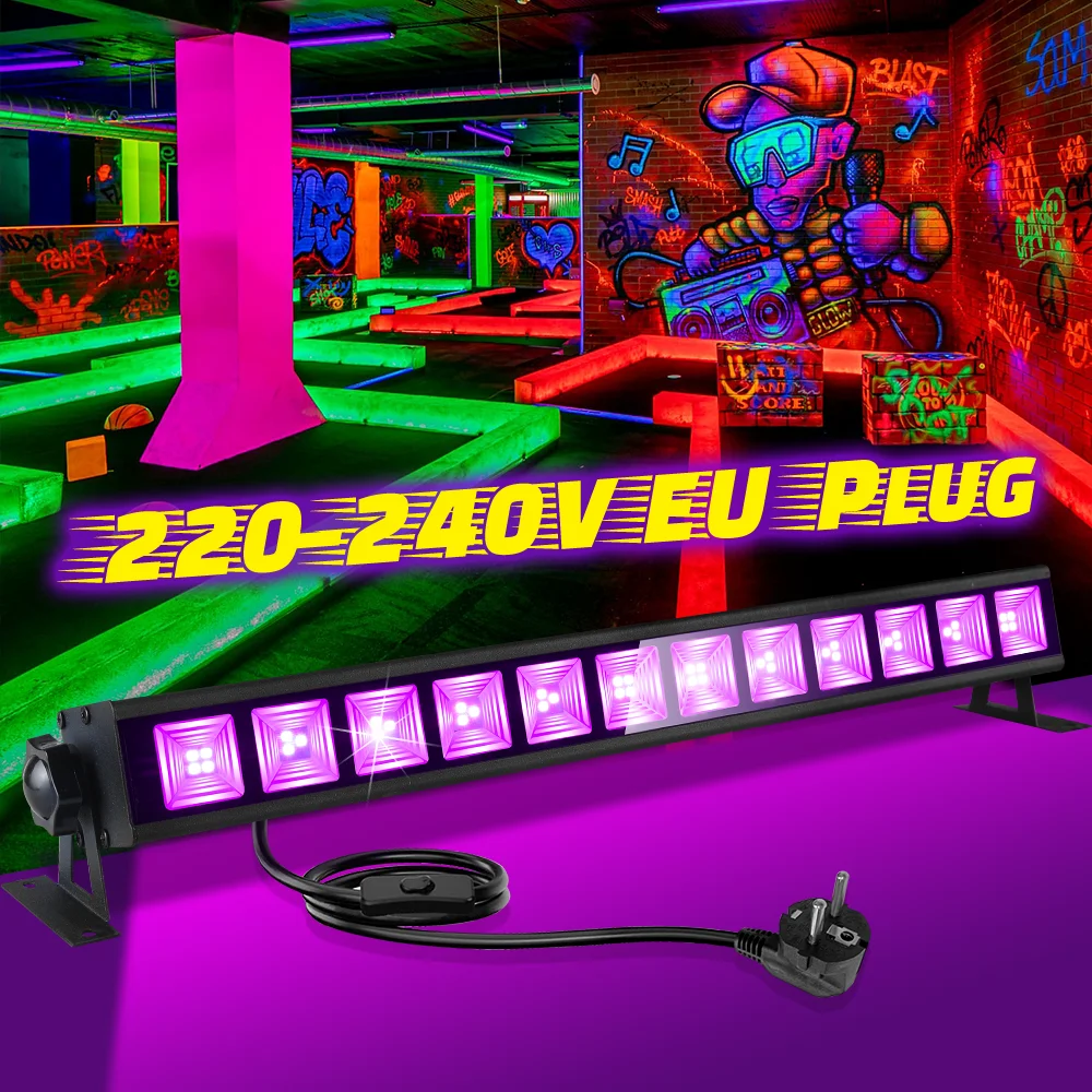 40LED UV Black Light 5.9ft Cord,Portable Wall Washer Light,Fluorescent Birthday Party HalloweenBedroomChristmasWeddingStageLight
40LED UV Black Light 5.9ft Cord,Portable Wall Washer Light,Fluorescent Birthday Party HalloweenBedroomChristmasWeddingStageLight